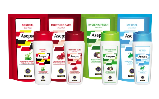 ASEPSO Body Wash (Sabun Cair) & Refill (Isi Ulang)